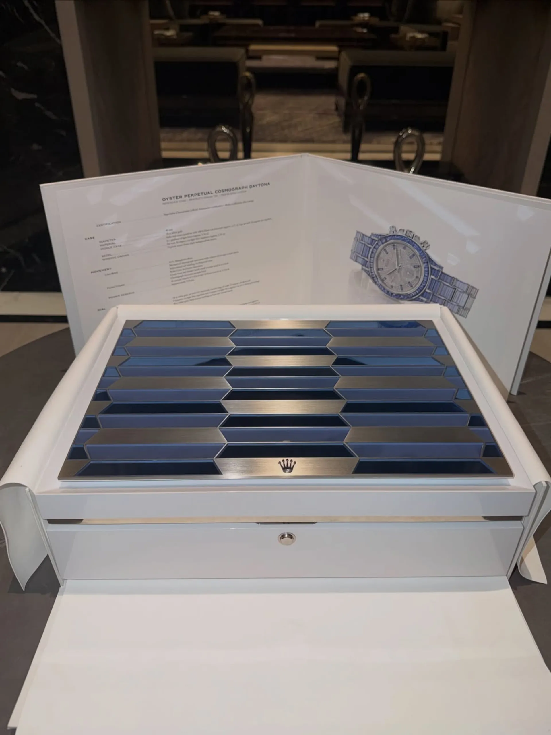 Drake Rolex Ice Gradient Daytona Piece Unique — editorial overview of the one-of-one factory gem-set Cosmograph Daytona revealed August 2026
