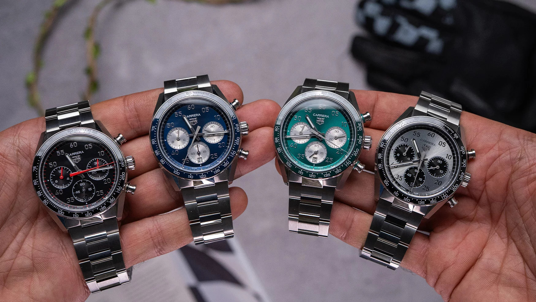 Five initial configurations